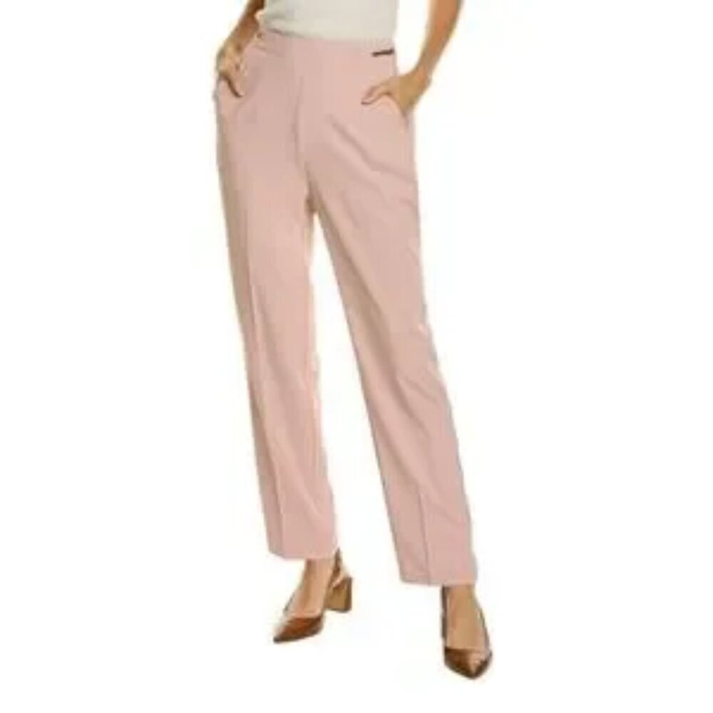 Area Stars Everly High Waist Blush Pink Stretch Trousers NWT Size Large - Picture 13 of 15